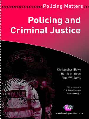 cover image of Policing and Criminal Justice
